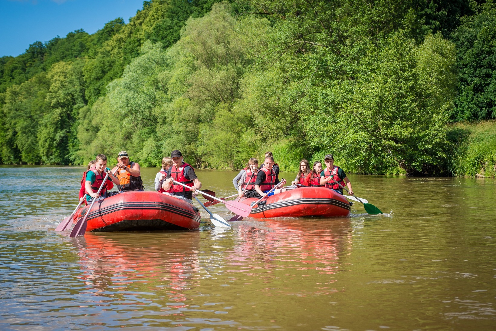 spływy pontonowe ski raft