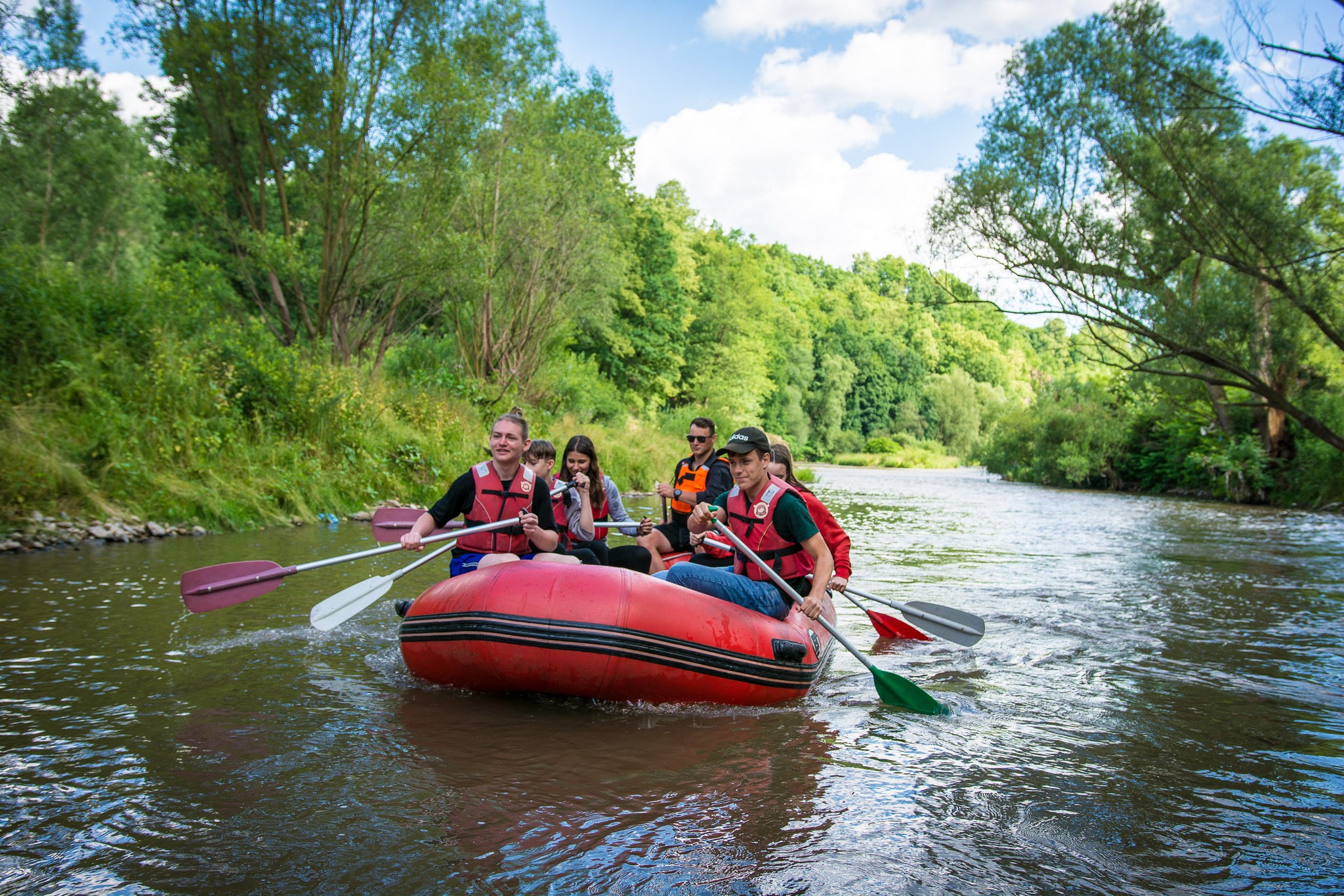 spływy pontonowe ski-raft