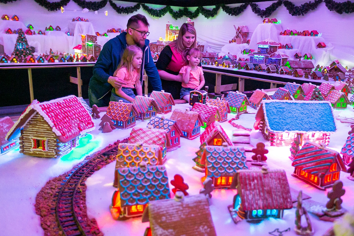 Gliwice Kolejkowo Miasto z Piernika