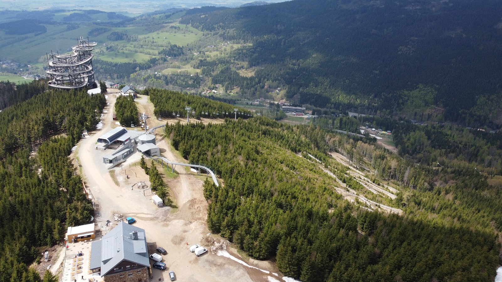 Ścieżka w oblokach Dolni Morava Czechy