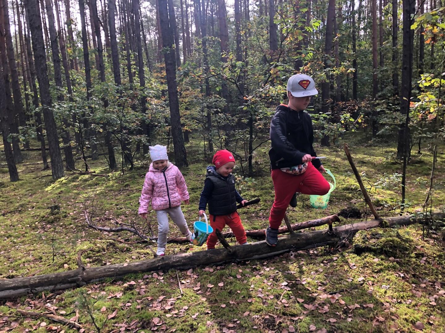 dzieci w lesie fot. Olga Buczyńska