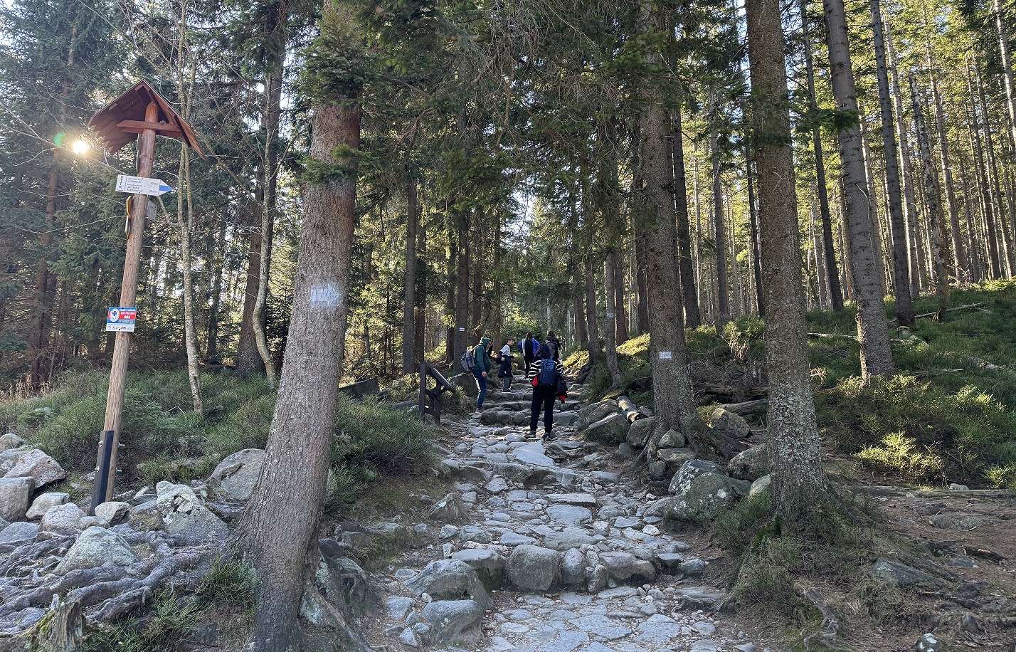 niebieski szlak na Sniezke