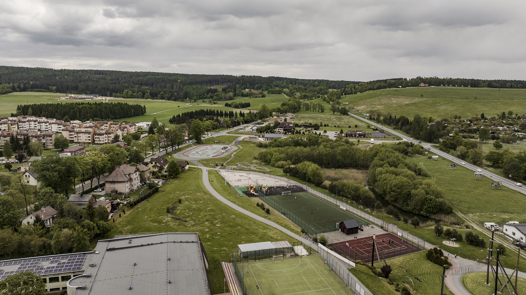 centrum miejskie szczytna