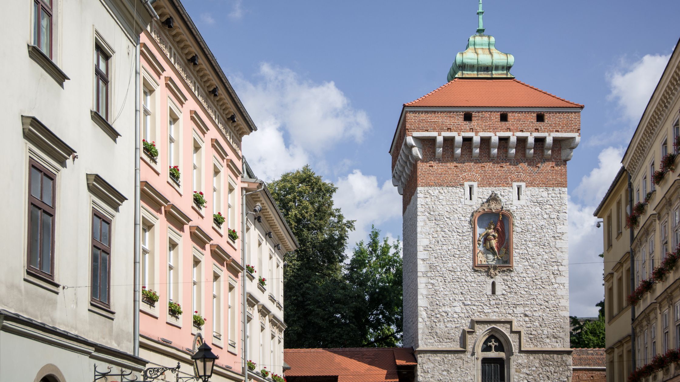 barbakan krakow brama florianska