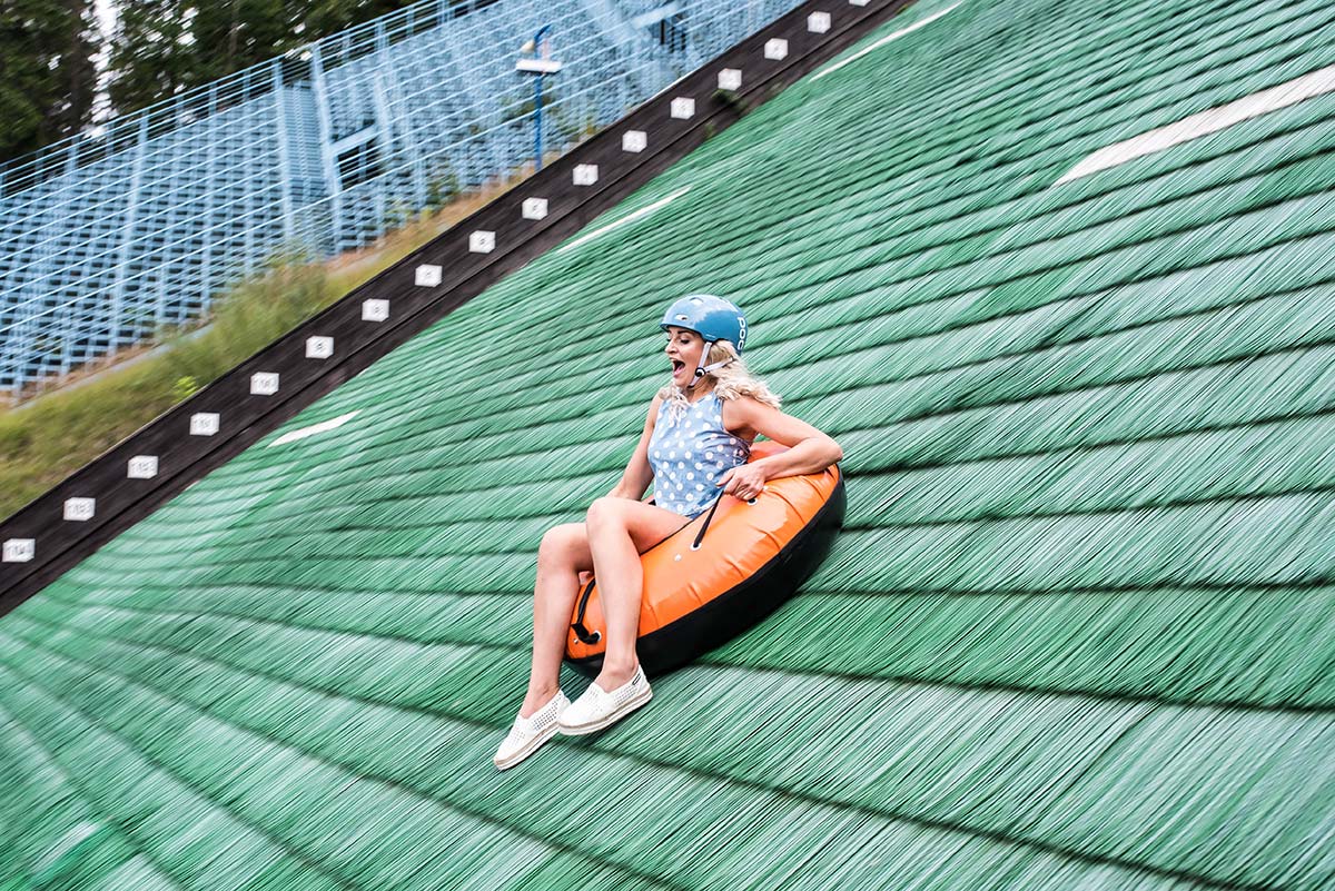 zjazd ze skoczni Zakopane Wielka Krokiew