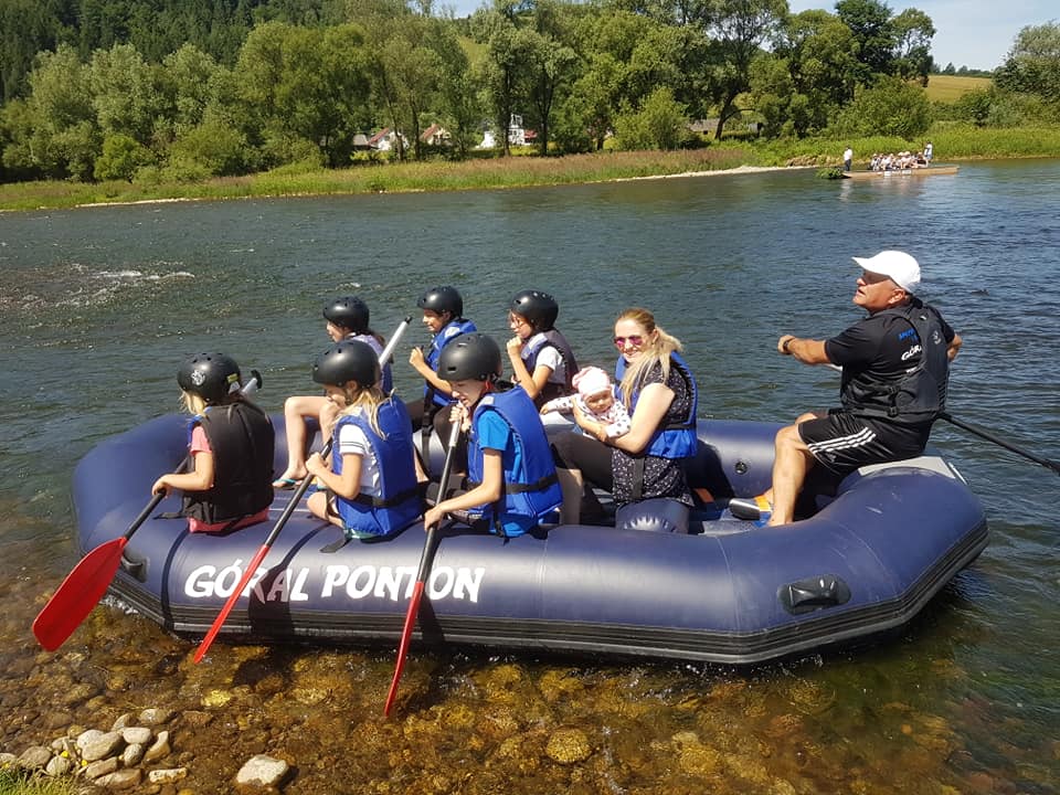 splyw pontonowy goral ponton dunajec