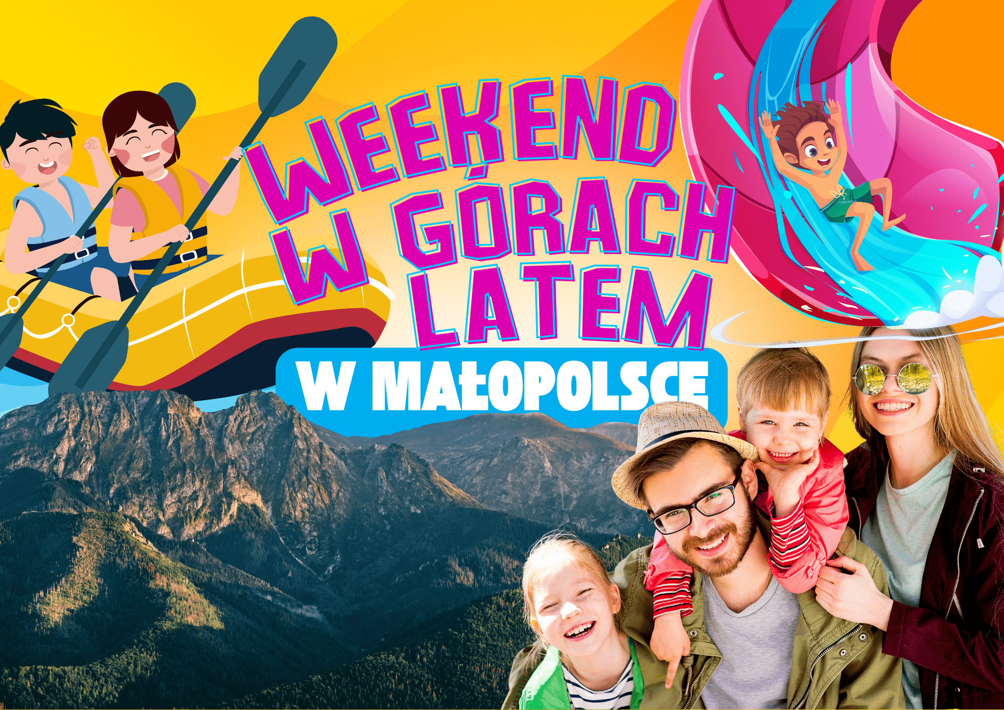 weekend w górach latem w małopolsce