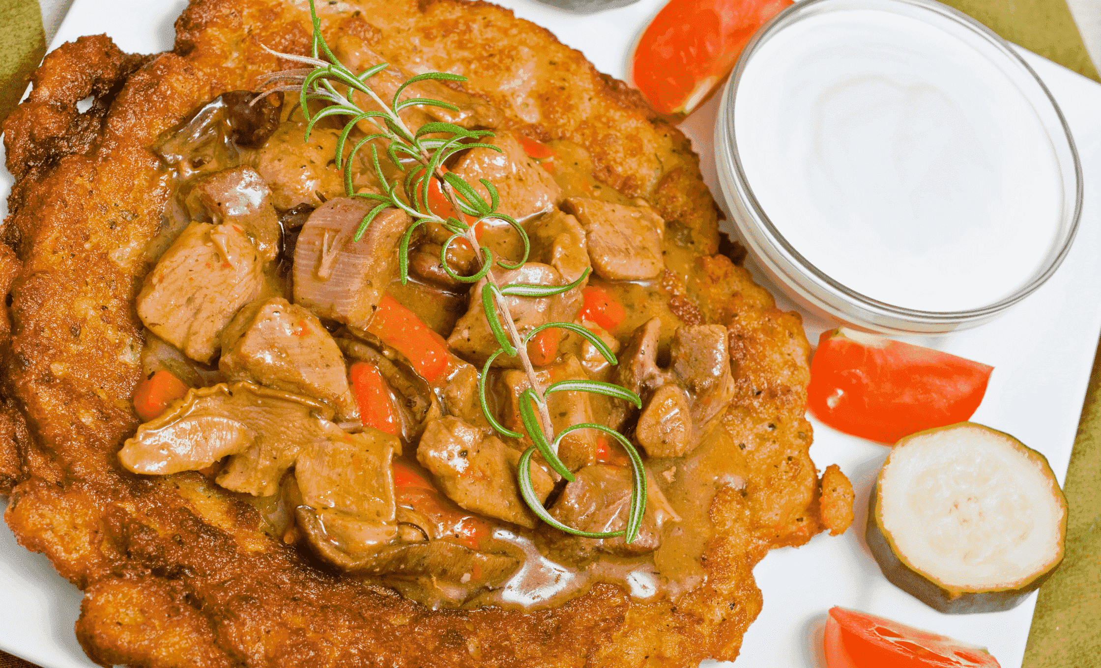 placek po zbójnicku Zakopane