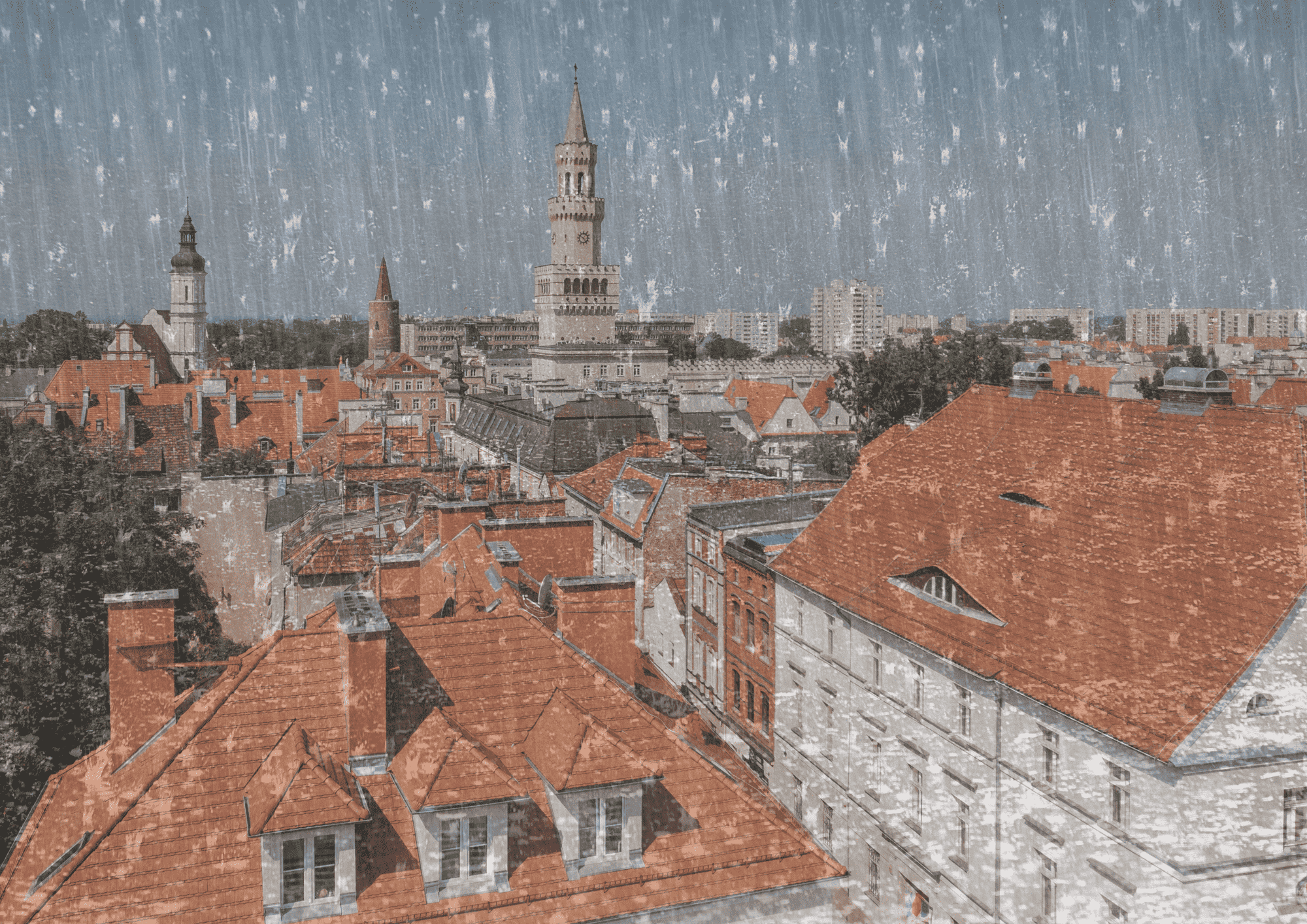 co robic w opolskim gdy pada des