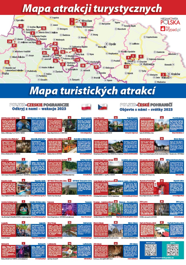 mapa polsko czeska